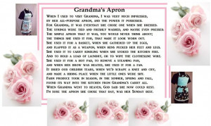 GRANDMA'S APRON Poem