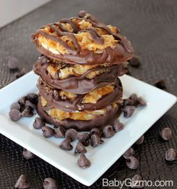 Homemade Girl Scout Samoa Cookie