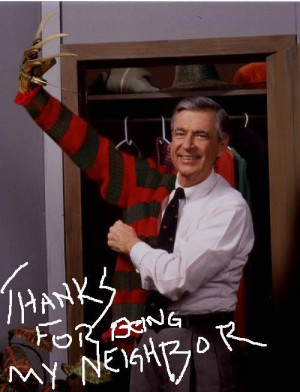 Mr Rogers freddy Krueger