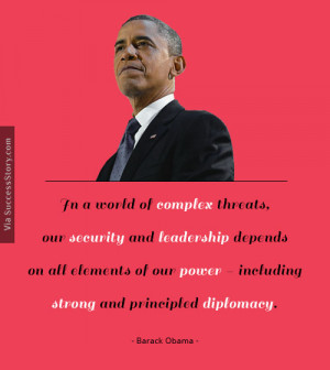 In a world of complex threats, our security and leadership depends ...