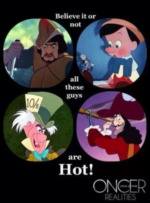 Believe it or not, all these guys are HOT! #OUAT