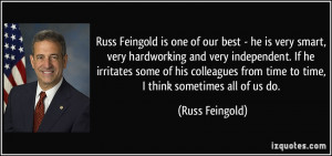 More Russ Feingold Quotes