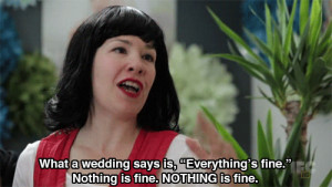 Bride-to-be Iris from Portlandia does not want anything that 