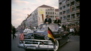 HD John F. Kennedy / Ludwig Erhard / Convoi / Wiesbaden / Allemagne ...
