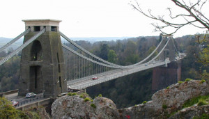 Clifton Suspension Bridge Designed in 1830 by Isambard Kingdom Brunel ...