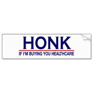 Funny Anti Obamacare Bumper...