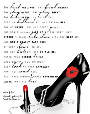 Wale | Bad Visual Lyrics | © Desirée Saunar