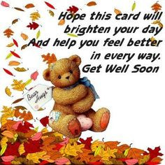 Hope This Card Will Brighten Your Day And Help You Feel Better In ...