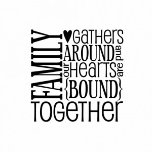 Funny Quotes And Saying Pictures: Family Love Gathers Around AQuote ...