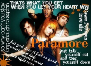 You know you're a Paramore fan when someone calls you a pessimist and ...