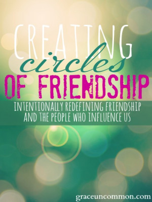 Creating circles of friendship