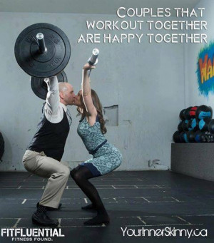 Couples that workout together are happy together