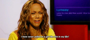 Funny moments of Tyra Banks on America’s next top model