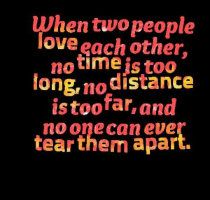 Two people love each other quotes