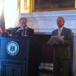 John Simmons executive director of RIPEC and Gov Linc Chafee