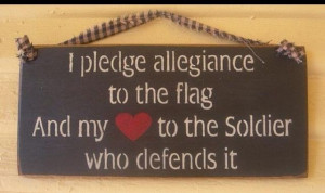 Pledge allegiance