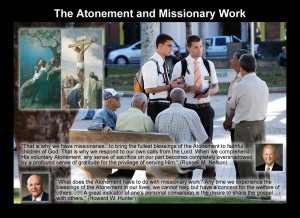 ... between the Atonement of Jesus Christ and Missionary work