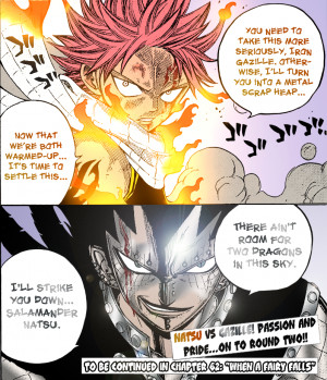 Natsu and Gazille by irishcaffine