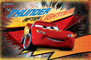 Disney-Pixar Cars THUNDER AFTER LIGHTNING McQueen Poster - Trends ...