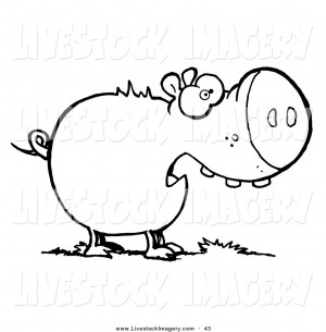 ... -pig-eating-grass-scared-pig-with-an-open-mouth-by-hit-toon-43.jpg