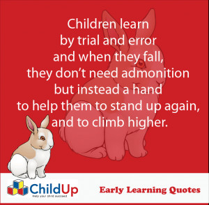 ChildUp Early Learning Quote #014 (Trial and Error)