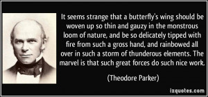 wing should be woven up so thin and gauzy in the monstrous loom ...