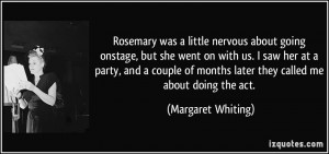 More Margaret Whiting Quotes