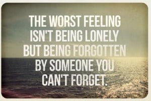 Being Forgotten...