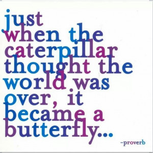 overcome #butterfly