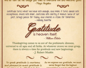 Gratitude Quotes Poster - Customiza ble ...