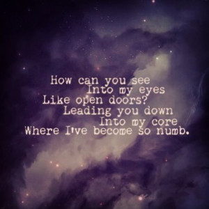 Evanescence. Bring me to Life.