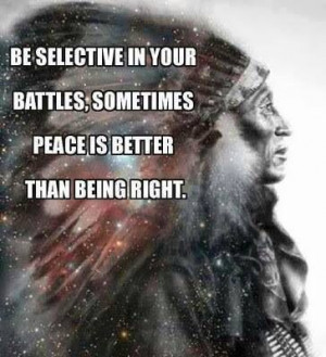 Yes, peace is awesome