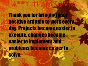 Thank You For Bringing Your Positive Attitude To Work Every Day ...