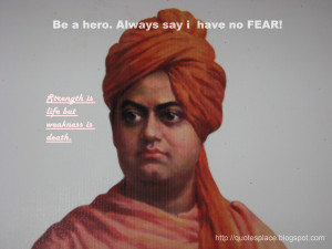 ... is a compilation of some of the famous quotes by Swami Vivekananda