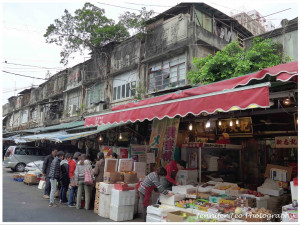 Historical Yau Ma Tei Wholesale Fruit Market At Reclaimation Street In