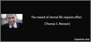 Each heartfelt prayer, each Church meeting attended, each worthy ...