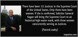 in the Supreme Court of the United States. Only three have been women ...