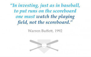 How Warren Buffett Uses Baseball to Measure Success