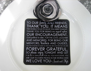 Thank You Quotes For Wedding Reception