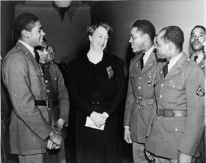 Eleanor Roosevelt Helping African Americans