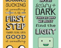 Adventure Time Quote Bookmark Jake + BMO ...