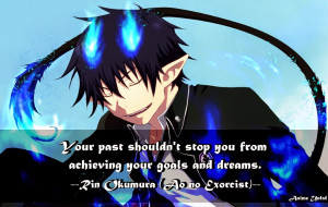 Anime quotes about dreams and achieving goals.