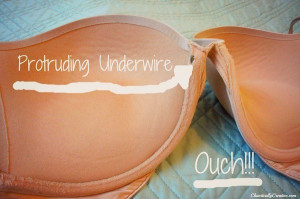 How To Fix Ur Underwire Bra When It Pops Out.