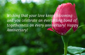 ... bond of togetherness on every anniversary! Happy Anniversary