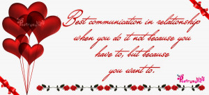 Best communication in relationship when you do it not because you ...