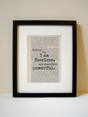 Frankenstein - Book Quote Print - Inspirational Quote - Birthday ...