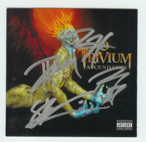 Trivium Ascendancy Autographed CD Cover NFT Image