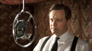 Colin Firth as Bertie (King George VI) in The King's Speech
