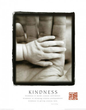 Title: Tao Te Ching Kindness Child Adult Hands Chinese Motivational ...