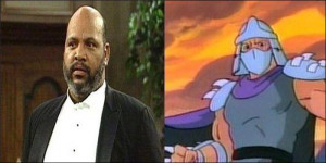 Uncle Phil from Fresh Prince as Shredder - TMNT.